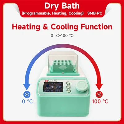 Programovatelný ohřev Chlazení Suchá lázeň